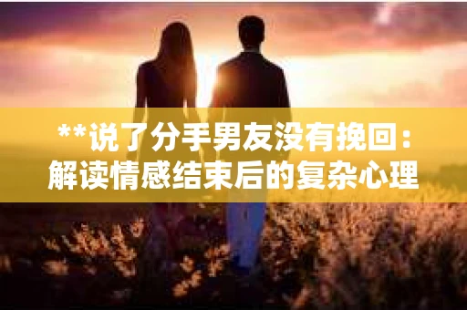 **说了分手男友没有挽回：解读情感结束后的复杂心理与现实**