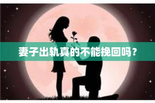 妻子出轨真的不能挽回吗？