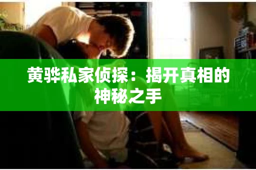 黄骅私家侦探：揭开真相的神秘之手