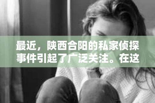 最近，陕西合阳的私家侦探事件引起了广泛关注。在这个信息爆炸的时代，隐私保护显得尤为重要。今天，我们就来聊聊这个事件，看看它背后的一些故事。
