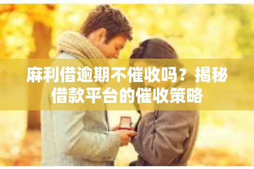 麻利借逾期不催收吗?揭秘借款平台的催收策略 麻利借逾期不催收吗?揭秘借款平台的催收策略