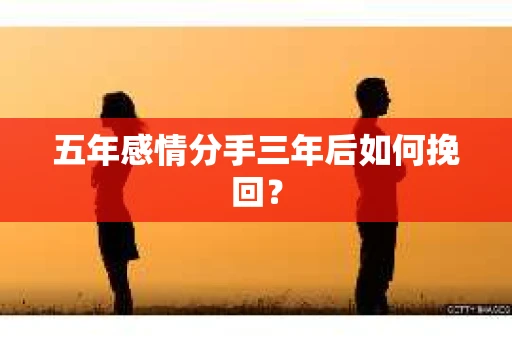 五年感情分手三年后如何挽回？