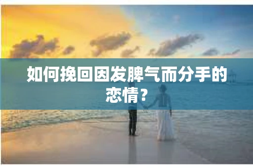 如何挽回因发脾气而分手的恋情? 如何挽回因发脾气而分手的恋情?