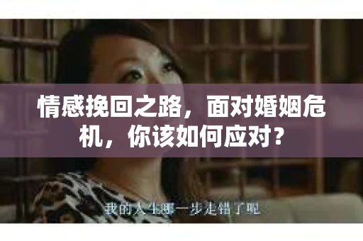 情感挽回之路,面对婚姻危机,你该如何应对? 情感挽回之路,面对婚姻危机,你该如何应对?
