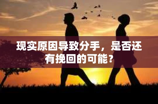 现实原因导致分手，是否还有挽回的可能？