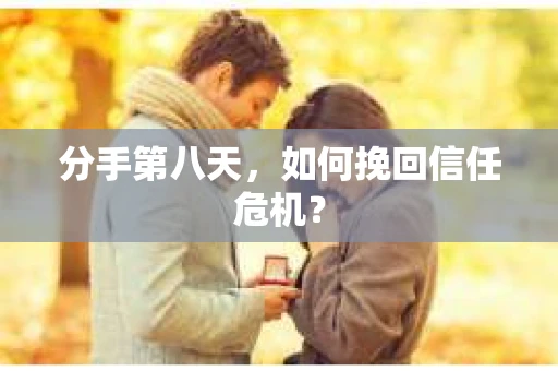 分手第八天，如何挽回信任危机？
