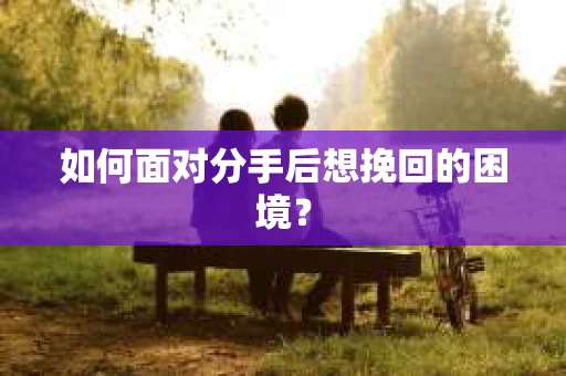 如何面对分手后想挽回的困境？